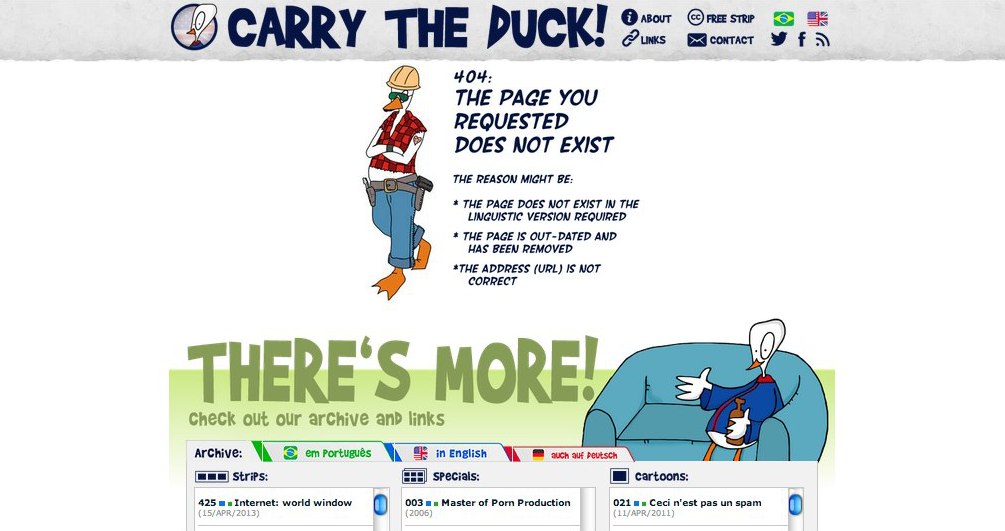 СТраница 404 на сайте с ссылками на другие разделы
